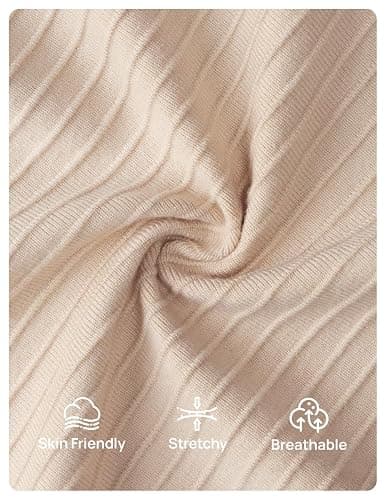 ZESICA Womens Summer Strapless Tube Tops 2026 Ribbed Bandeau Off Shoulder Knit Top Slim Fit Crop Ruched Beach Outfits thumbnail 6