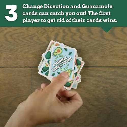 Ridley's Avocado Smash! 71 Piece Family Action Card Game with Storage Case,1 ea thumbnail 5