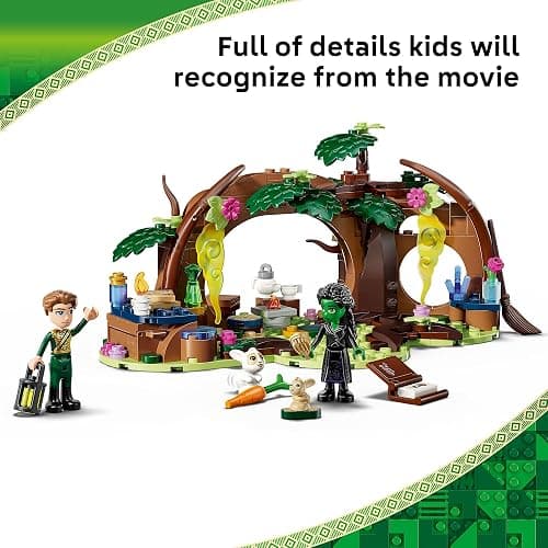 LEGO Wicked Elphaba’s Retreat Building Toy - Elphaba & Fiyero Toy Figures and Playset with Forest Friends - Pretend Play Building Blocks for Kids, Ages 7+ - Wicked Gift for Girls & Boys - 75687 thumbnail 3
