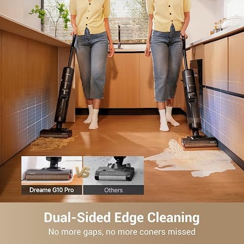 DREAME G10 Pro Wet Dry Vacuum Mop, Vacuum and Mop All in One with Auto Self-Cleaning, Floor Cleaner Machine for Hard Floor, 35 Mins Runtime, Edge Cleaning, Self-Propelled Vacuum Mop Combo thumbnail 5