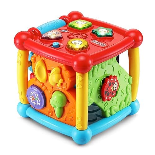 VTech Busy Learners Activity Cube (Retail Packaging - English Version) , Red - Image 1