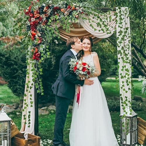 CEWOR 14 Pack 98 Feet Fake Ivy Leaves Artificial Garland Greenery Hanging Plant Vine for Bedroom Wall Decor Wedding Party Room Aesthetic Stuff thumbnail 6