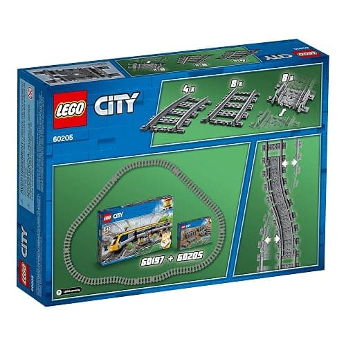 LEGO City Tracks - Train Track Expansion Set - Additional 20 Pieces Compatible with Our Sets - 8 Straight, 4 Curved, & 8 Flexible Tracks - 60205 thumbnail 3