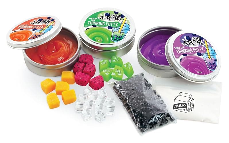Crazy Aaron's Mixed by Me Boba Thinking Putty Kit - Made in USA thumbnail 7