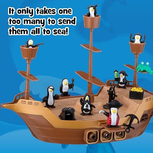 Don’t Rock the Boat Board Games for Family Night, Hand & Eye Coordination | Family Game, Kids Games, Multi-Player, Board Games for Family Night, Preschool Toys, Hand-Eye-Coordination Game thumbnail 6