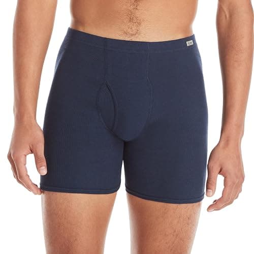 Hanes Men's Underwear Boxer Briefs Pack, Moisture-wicking Underwear for Men, Breathable, Cool & Breathable Cotton thumbnail 2