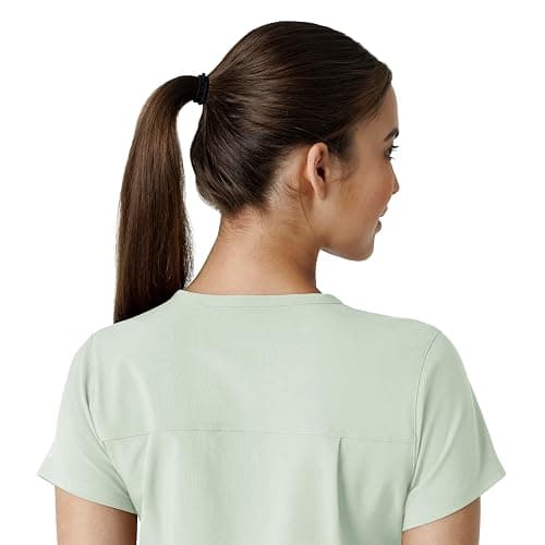 Carhartt Force Cross-Flex Women's Tuck-in Scrub Top, Big Sky, S thumbnail 10