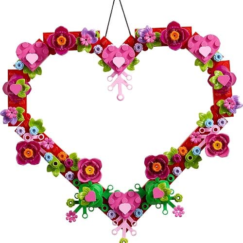 LEGO Heart Ornament Building Toy Set - Fun Arts and Crafts Idea for Girls and Boys, Ages 9+ - Display on The Wall as Home Decoration - Gifts for Kids - 40638 thumbnail 6