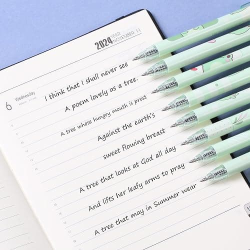 Mr. Pen- Cute Frog Gel Pens, 8Pack, Black Ink, Cute Animal Pen, Gel Pens Fine Point 0.5mm thumbnail 7
