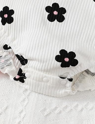 Fullfamous Baby Girl Ruffled Jumpsuit and Headband Set thumbnail 5