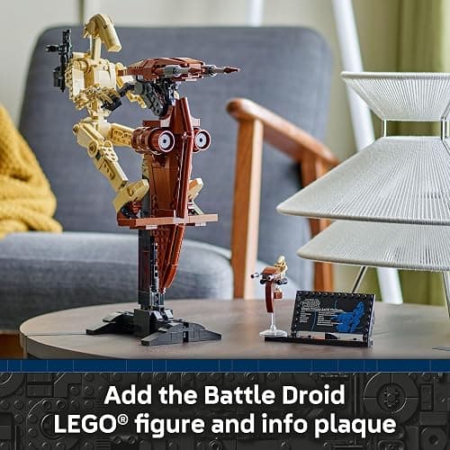 LEGO Star Wars: The Phantom Menace Battle Droid with STAP - Building & Learning Toy for Boys & Girls, Ages 12+ - Star Wars Toy & Model Kit - Gift for Christmas - 75428 thumbnail 6