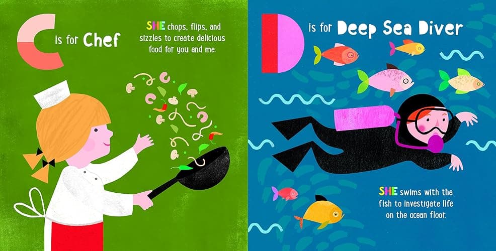 ABC for Me: ABC What Can She Be?: Girls can be anything they want to be, from A to Z (Volume 5) thumbnail 4