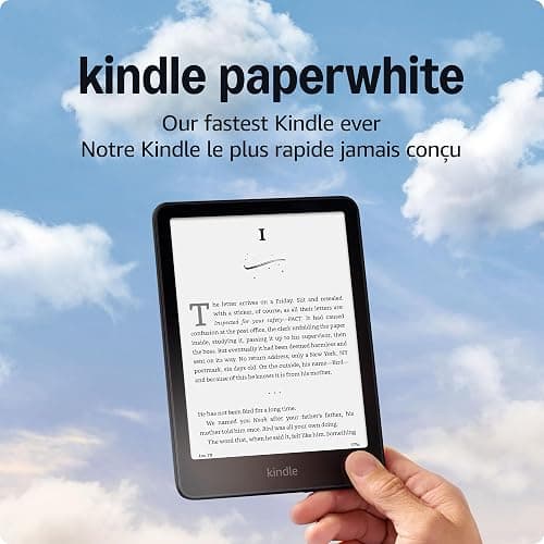 Amazon Kindle Paperwhite 16 GB (newest model) – Our fastest Kindle ever, with new 7" glare-free display, and weeks of battery life – Black thumbnail 7