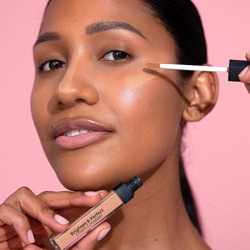 MCoBeauty - Brighten & Perfect Cream Concealer - 1 Light Fair - Hydrating Corrector Medium Coverage Blemish & Under Eye Concealer - With Vitamin E, Hyaluronic Acid & Aloe Vera thumbnail 7