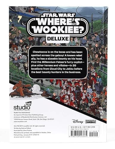 Star Wars: Where's the Wookiee? Deluxe: Search for Chewie in 30 Scenes! (Star Wars Search and Find) thumbnail 5