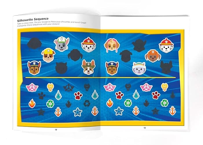 Paw Patrol Sticker Book Treasury - Activity Books for kids, 350 reusable stickers, 96 pages of fun thumbnail 7