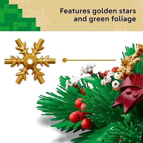 LEGO Christmas Table Decoration Building Toy for Kids - Brick-Built Holiday Centerpiece & Festive Room Decor - Christmas Craft for Girls & Boys, Ages 12+ - Gift Idea for Families - 40743 thumbnail 5