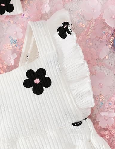 Fullfamous Baby Girl Ruffled Jumpsuit and Headband Set thumbnail 4