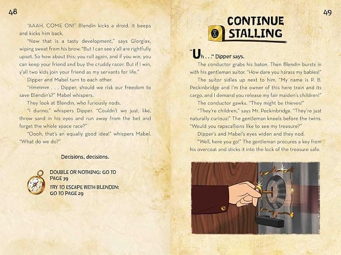 Gravity Falls:: Dipper and Mabel and the Curse of the Time Pirates' Treasure!: A Select Your Own Choose-Venture! thumbnail 7