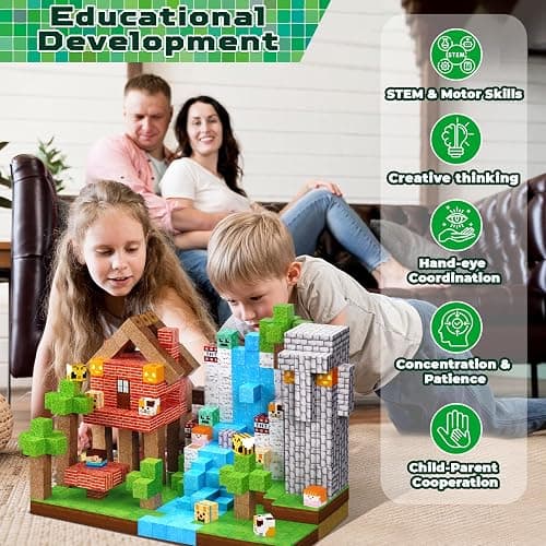 ToyUnited 150PCS Magnetic Blocks - Magnetic Building Cubes Magnetic Tiles Stacking, STEM Montessori Sensory Toys for Toddlers Kids Aged 3 4 5 6 7 8 9 10 11 12 Year Old Boys Girls Gifts thumbnail 6