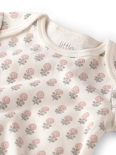 little planet by carter's Unisex Baby 3-pack Short Sleeve Bodysuits Made With Organic Cotton thumbnail 2