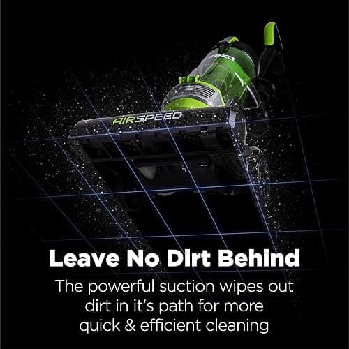 Eureka Airspeed Ultra-Lightweight Compact Bagless Upright Vacuum Cleaner, NEU10AE4, Green thumbnail 7