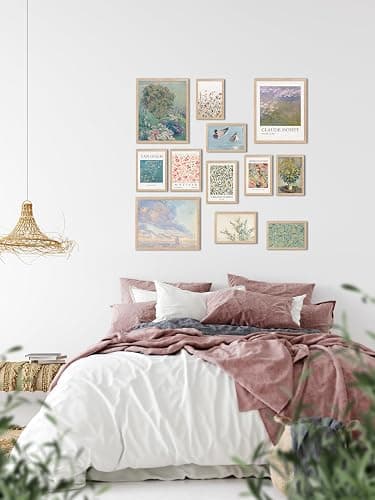 TwoDays Vintage Eclectic Wall Art Prints, Colorful Maximalist Room Decor Aesthetic, Famous Artist Painting Gallery Artwork Posters for Dorm. (Multi Sizes, 8" X 10" Largest, Set of 12, UNFRAMED) thumbnail 6