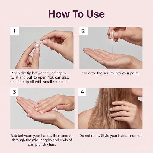 sohl-I.D. Hair Serum for Frizzy Hair, Treatment for Dry & Damaged Strands, Suitable for Curly Hair, Aceite y Gotas para el Cabello, Tratamiento para Cabello Seco y Maltratado, Smooth & Shine Capsules thumbnail 8