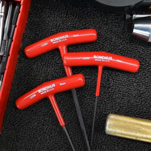Bondhus 13389 Set of 8 Hex T-handles w/Stand, sizes 2-10mm, Multicolor, One Size thumbnail 5