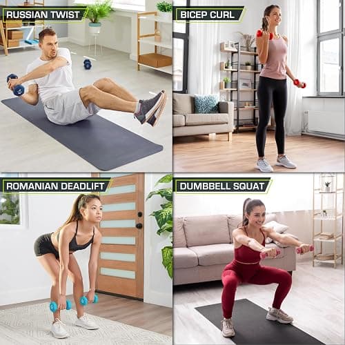ProsourceFit Neoprene Dumbbell Coated for Non-Slip Grip thumbnail 6