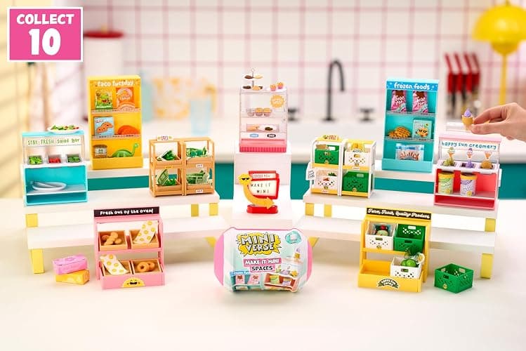 MGA's Miniverse Make It Mini Spaces Furniture (2 Pack), Mystery Surprise Packaging, Mini Collectibles, Replica Food, Replica Plants, Customize, DIY Crafts, Hobby, Collectors, Display, Gifts, 8+ thumbnail 2