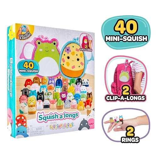 Squish-a-longs Multipack – Includes 2 Clip-a-Longs and 40 Mini-Squish thumbnail 3