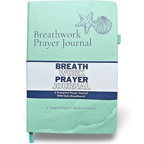 Calm Collective Breathwork & Prayer Journal for Women & Men, 50 Days of Stress Relief & Meditation, Holotropic Breathing Techniques, Reflection, Bible Study Supplies, Christian Gifts, Religious Gift - Image 1