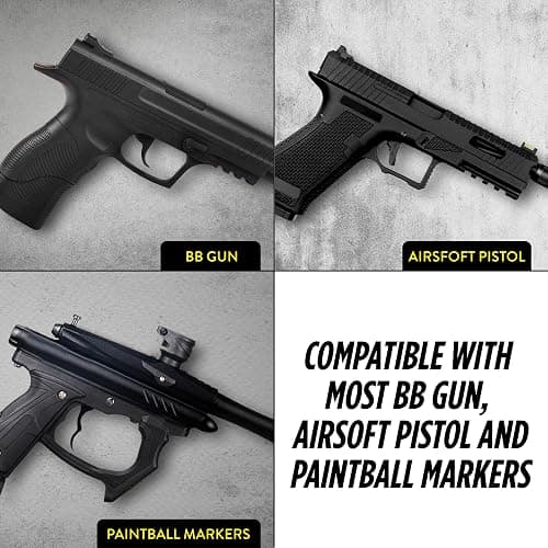Guard Dog Security 8 Gram / 12 Gram Co2 Cartridges, Non-Threaded, CO2 cartridges BB Gun, CO2 BB Pistol, CO2 Airsoft Pistol, and CO2 Paintball Markers, Snug fit, Solid Seal thumbnail 5