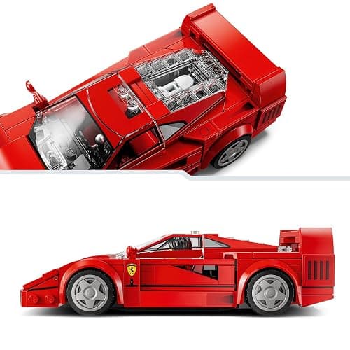 LEGO Speed Champions Ferrari F40 Supercar Buildable Vehicle, Toy Model Car for 9 Plus Year Old Boys and Girls, with Driver Minifigure, Kids' Bedroom Decoration, Gift Idea 76934 thumbnail 6