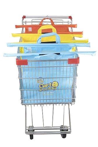 Scrub Daddy Cart Daddy - Trolley Bags for Shopping Trolley, Pack of 3 Shopping Carriers, Replace Carrier Bags with Heavy Duty Reusable, Foldable Fabric Organisers for Groceries & Food, Washable thumbnail 4