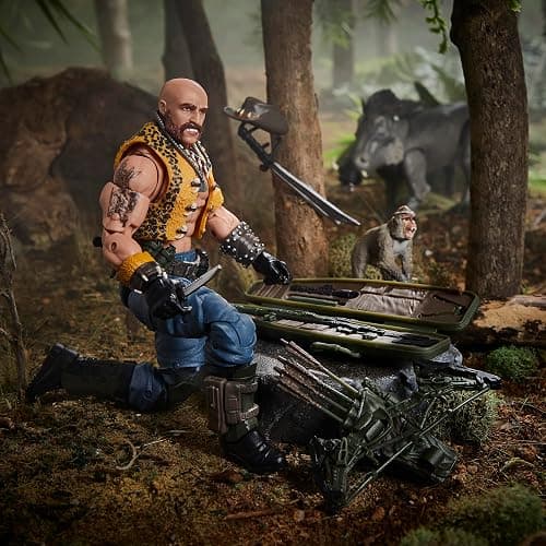 G.I. Joe Classified Series #125, Dreadnok Gnawgahyde and Pets Porkbelly & Yobbo, Collectible 6-Inch Action Figure with 16 Accessories | G.I. Joe Classified 6 Inch Action Figure Deluxe - Dreadnok Gnawgahyde with Porkbelly & Yobbo #125 thumbnail 14