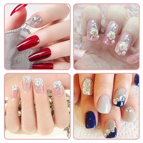 Kaychan Rhinestone Picker Tool 2 Acrylic Handle Rhinestones Applicator Dual-Ended DIY Nail Art Tool with 4 Extra Wax Tips and 1 Tweezer thumbnail 6