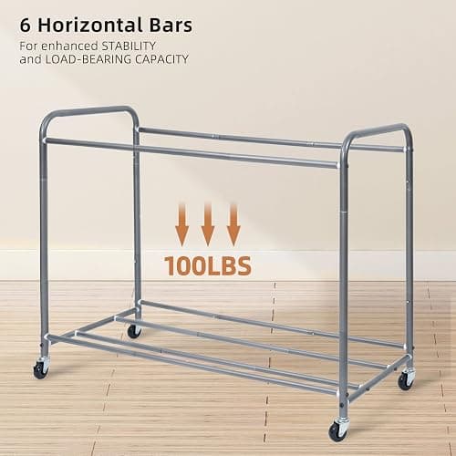 STORAGE MANIAC Laundry Sorter 4 Section, 47.8 Gal (181 L) Laundry Hamper with Wheels, Clothes Divider Basket Sorter, Clothes Separator Hamper Cart with Wheels and Removable Bags, Beige thumbnail 4