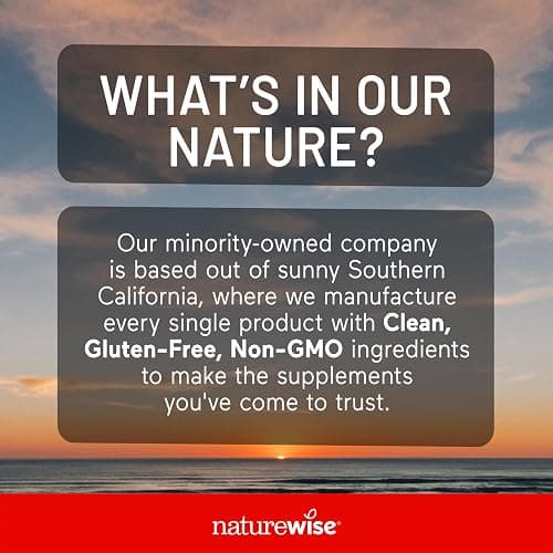 NatureWise Vitamin B12 1000 mcg - Dietary Supplement for Supporting Energy Metabolism, Mental Clarity, Nervous System Health - Easy-to-Swallow, Soy & Gluten-Free, Non-GMO - 150 Count[150-Day Supply] - Vitamin - Unflavored - 150 Count (Pack of 1) thumbnail 9