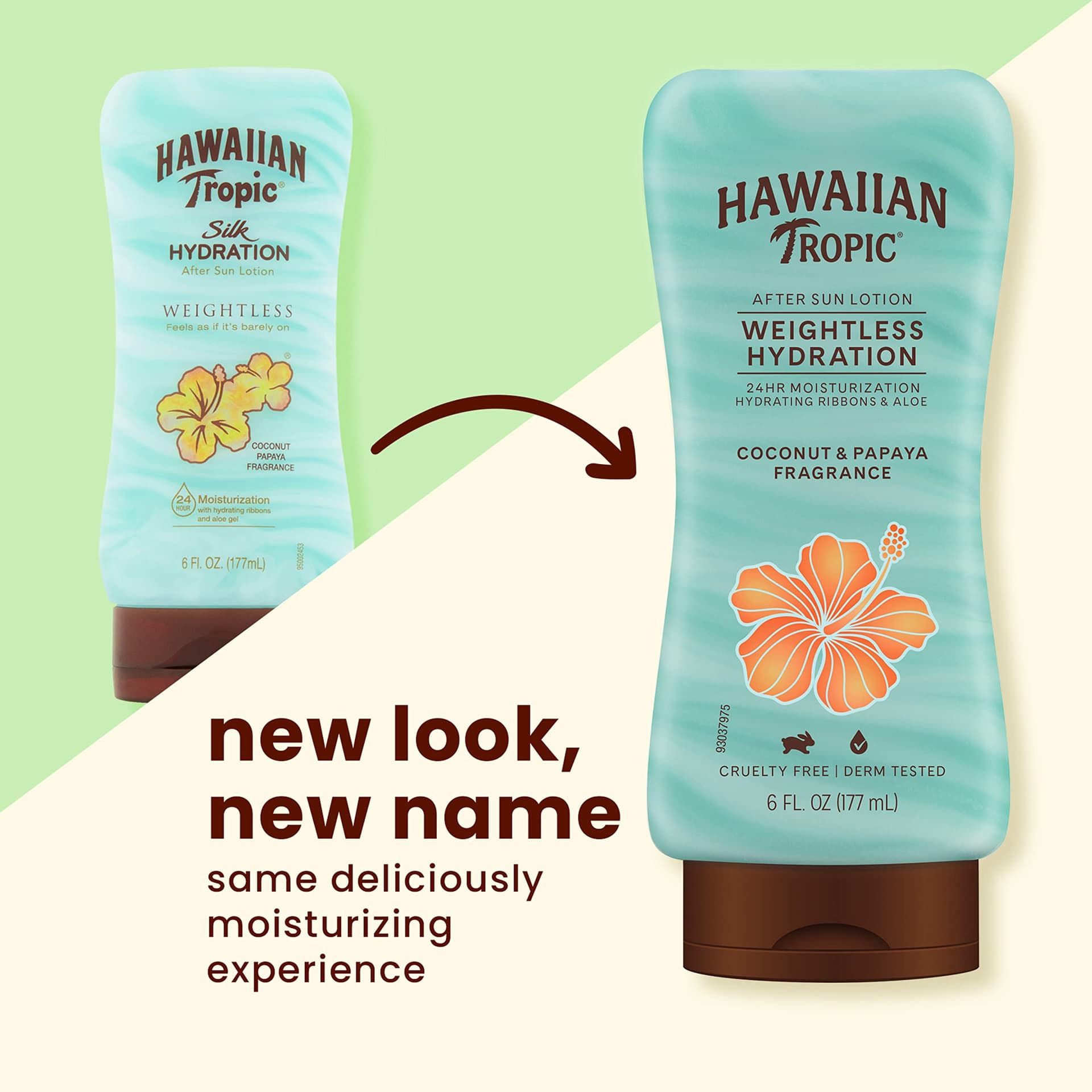 Hawaiian Tropic Silk Hydration Weightless After Sun Gel Lotion With Hydrating Aloe And Gel Ribbons, 6 Ounce thumbnail 3