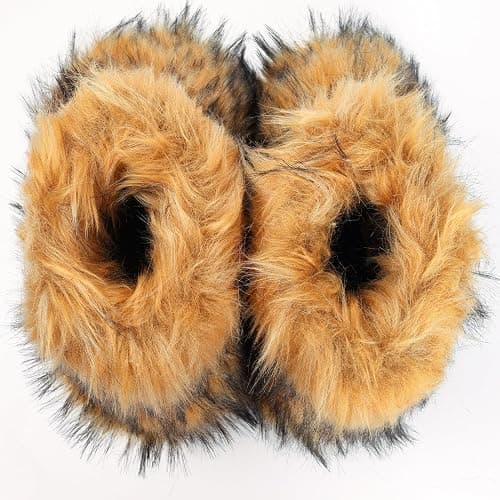 Valpeak Snow Boots for Women 2024 Furry Boots Winter Knee High Flat Heel Fluffy Faux Fur Boots thumbnail 7