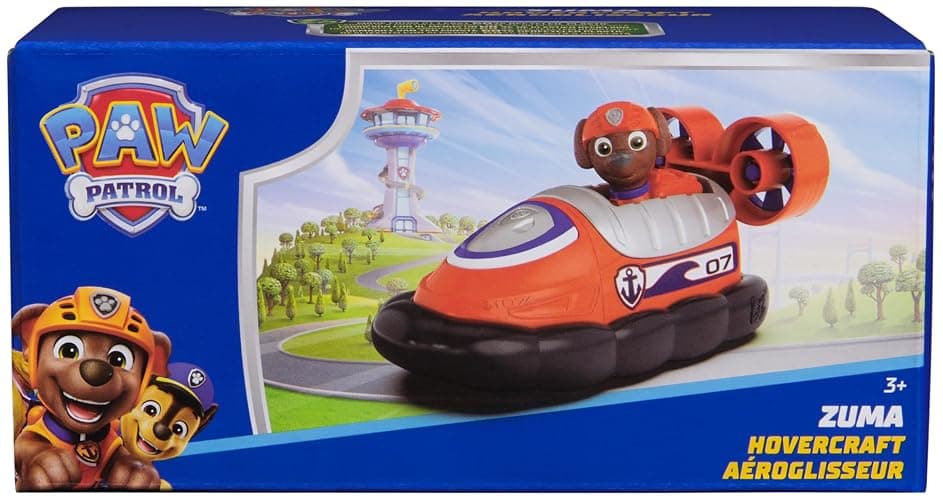 Paw Patrol, Zuma’s Hovercraft, Toy Vehicle with Collectible Action Figure, Sustainably Minded Kids Toys for Boys & Girls Ages 3 and Up thumbnail 9