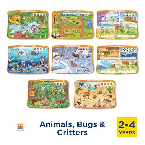 VTech Touch and Learn Activity Desk Deluxe 4-in-1 Pre-Kindergarten Expansion Pack Bundle for Age 2-4 thumbnail 5