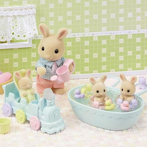 Calico Critters Triplets Baby Bathtime Set thumbnail 2