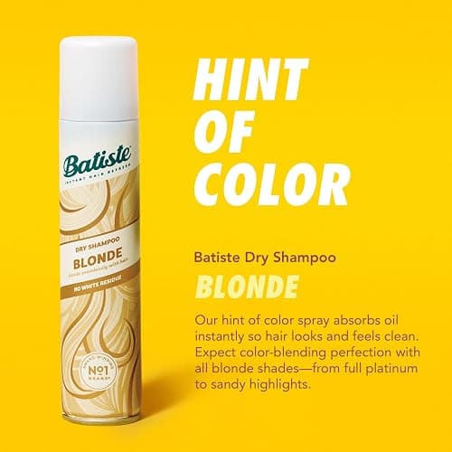 Batiste Dry Shampoo for Blonde Hair, Refresh Hair and Absorb Oil Between Washes, Waterless Shampoo for Added Hair Texture and Body, 5.71 oz thumbnail 2