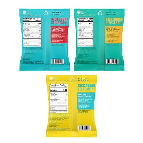 SmartSweets Variety Pack Sampler, Pack of 6 Individual Flavors, Low Sugar & Calorie Candy - Sweet Fish, Sourmelon Bites, Peach Rings, Sour Blast Buddies, Red Twists, & New Soft Caramels thumbnail 3