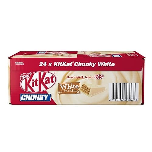 KITKAT Chunky White Chocolate Bar, Pack of 24 thumbnail 5