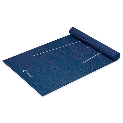 Gaiam Print Yoga Mat, Non Slip Exercise & Fitness Mat for All Types of Yoga, Pilates & Floor Exercises - Image 1