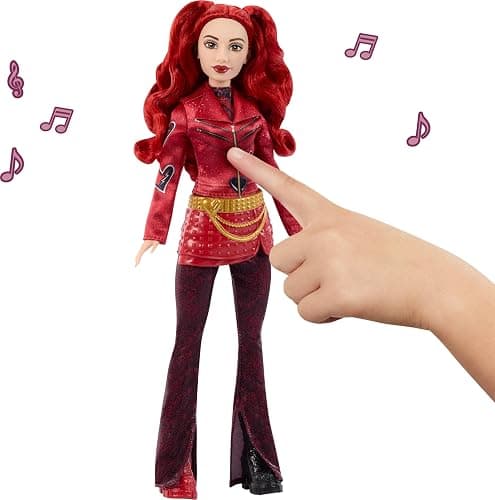Mattel Disney Descendants: Wicked Wonderland Singing Red Doll with Movie-Inspired Clothes, Sings “Perfect Princess” in English thumbnail 6